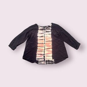 Women's Gypsy 05 Tie Dye Pattern Silk Top